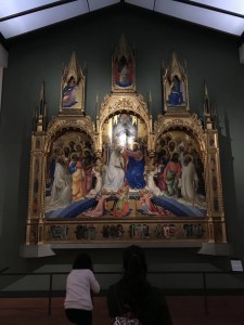 Picture 1: Lorenzo Monaco’s The Coronation of the Virgin, 1414, tempera on panel, 506 cm × 447.5 cm