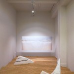 Zen Teh, Movement : Stillness, 2018, installation of pebbles, marble pieces, and inkjet print on Japanese handmade paper, dimensions variable