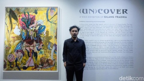 Gilang Fradika Main-main dengan Figur Disney di Lukisannya | detikHot