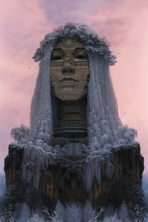 Portraits of Chinese Rockstars Imagined as Monumental Temples | Colossal