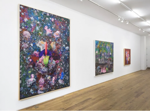 Entang Wiharso Fluidly Expresses Complex, Glittery Narratives Across Painting and Sculpture, Flexing Boundaries of Imagination and Nature | Forbes