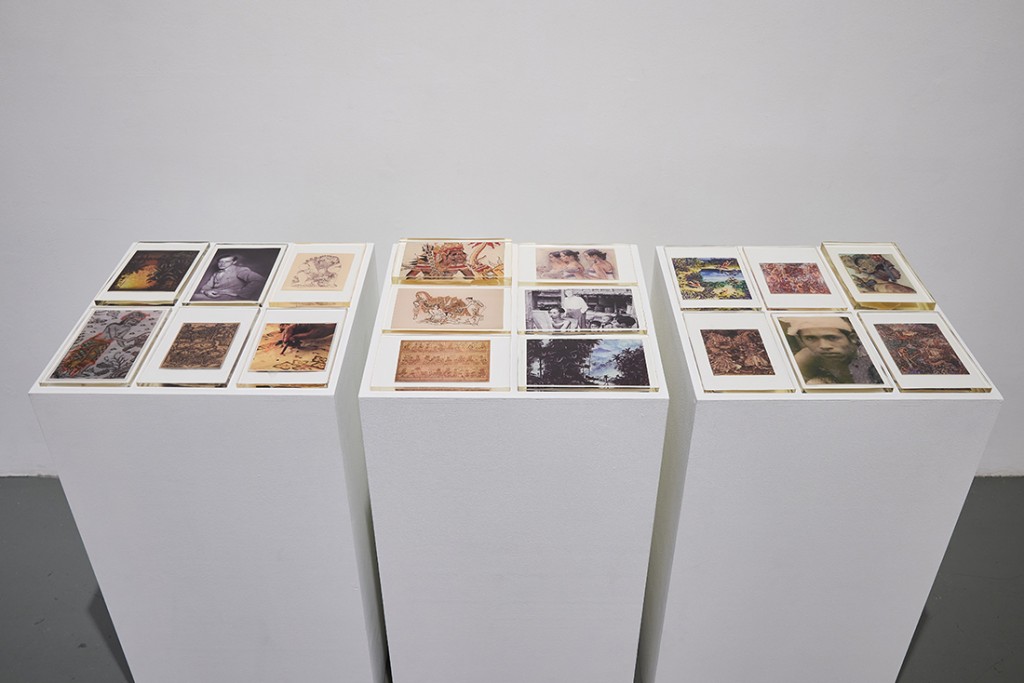 Exhibition view of 'Kemalezedine; Epigraphic Landscape of Balinese Painting' at Mizuma Gallery Singapore, 2024. Photography by Wong Jing Wei, courtesy of Mizuma Gallery.