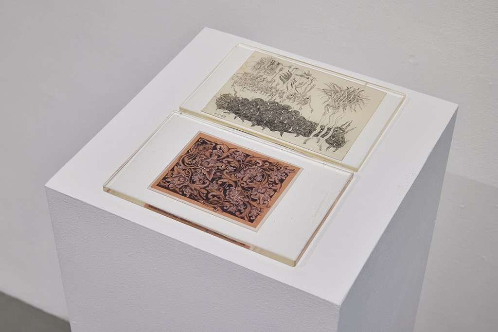 Exhibition view of 'Kemalezedine; Epigraphic Landscape of Balinese Painting' at Mizuma Gallery Singapore, 2024. Photography by Wong Jing Wei, courtesy of Mizuma Gallery.