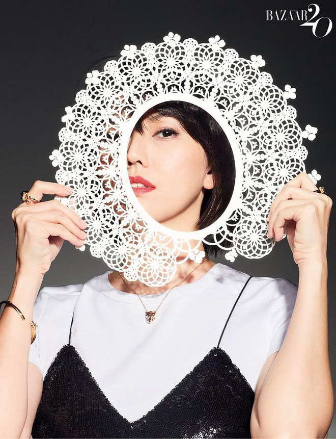 Stefanie Sun (with Ashley Yeos work) Harpers Bazaar Singapore 2021