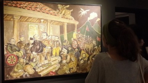 Heri Dono Bikin Lukisan Diponegoro Nangkring di Atap | detikHOT