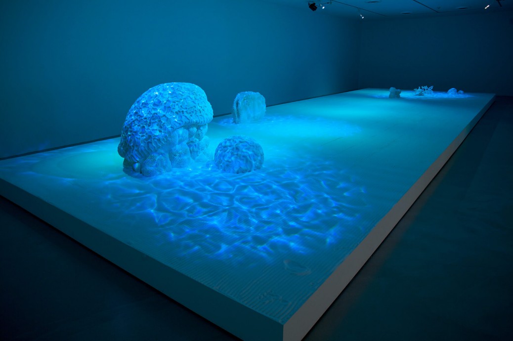 Sweet Barrier Reef (2009) is made using sugar, vegetable gum and polystyrene foam Image- Courtesy of the artists and Mizuma Gallery, Tokyo