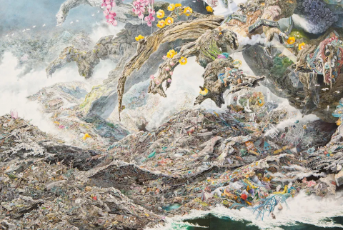 Japanese Artist Spends 3+ Years Drawing Massive, Incredibly Detailed Tsunami | Vice