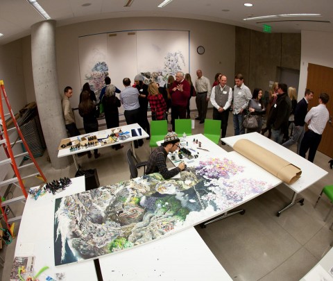 Rebirth: Artist Manabu Ikeda Unveils a Monumental Pen & Ink Drawing Nearly 3.5 Years in the Making | Colossal