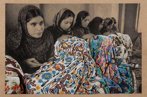 Vintage Black and White Photos Brought to Life With Embroidered Details | My Modern Met