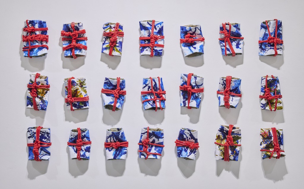 Kemalezedine, Seseletan #4, mixed media, set of 21, 23 × 15 × 8 cm each © Kemalezedine, image courtesy of the artist and Mizuma Gallery