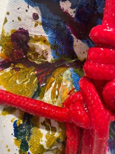 Detail view of “Seseletan #4”, Image courtesy of Mizuma Gallery.