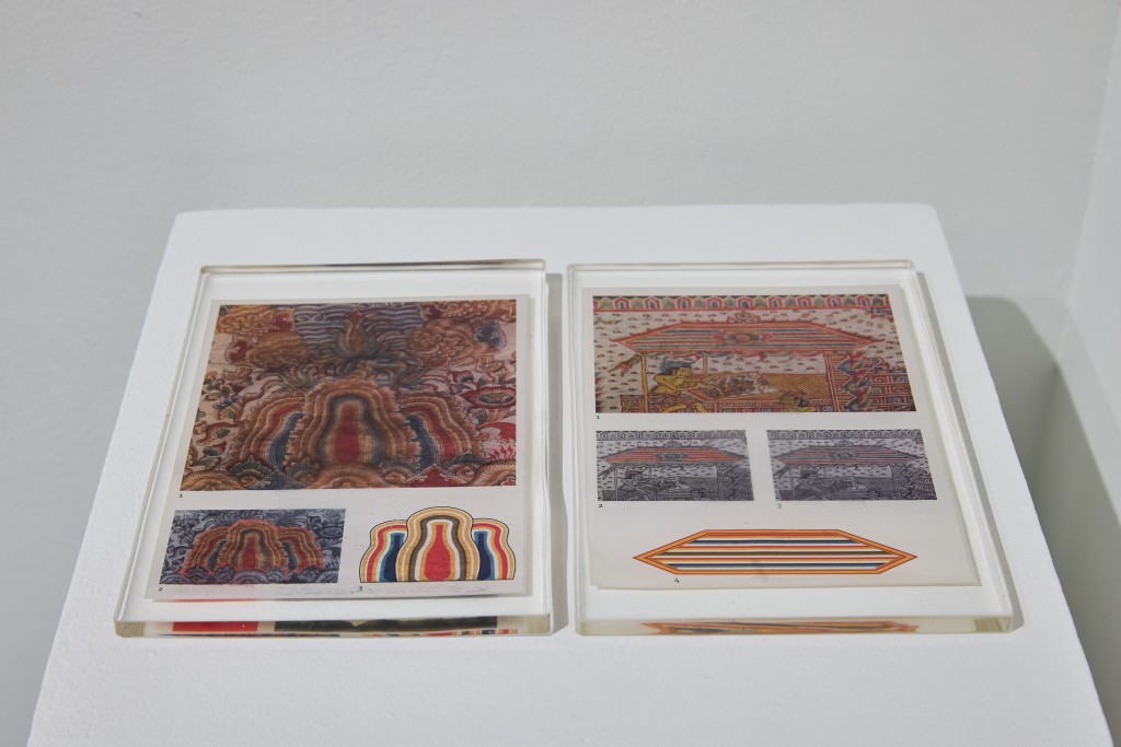  Reference images on view at 'Kemalezedine; Epigraphic Landscape of Balinese Painting' at Mizuma Gallery Singapore, 2024. Photography by Wong Jing Wei, courtesy of Mizuma Gallery.